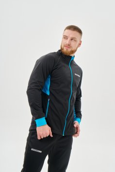 Тренировочная куртка Nordski Core Black/Breeze NSM657058