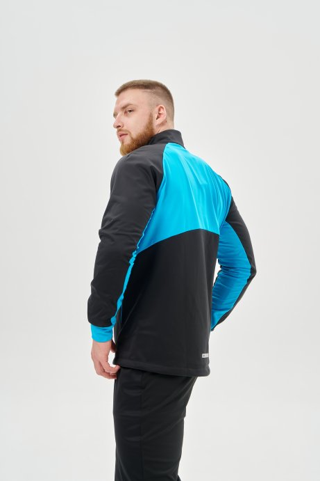 Тренировочная куртка Nordski Core Black/Breeze NSM657058