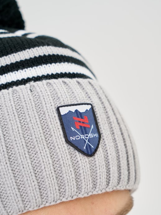 Шапка Nordski Severe Black/Grey/White NSV736217