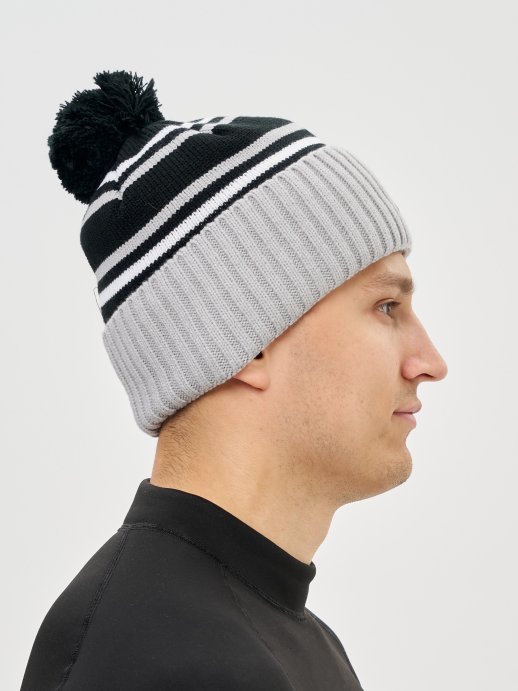 Шапка Nordski Severe Black/Grey/White NSV736217