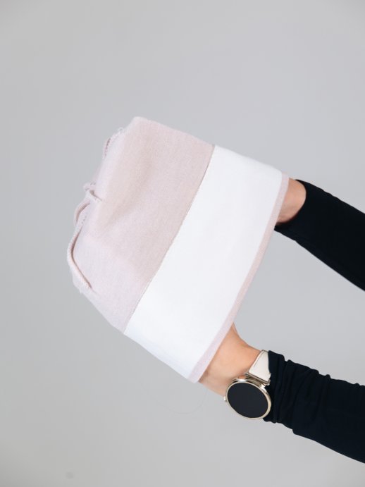 Шапка NONAME XC KNIT HAT CREAM WHITE