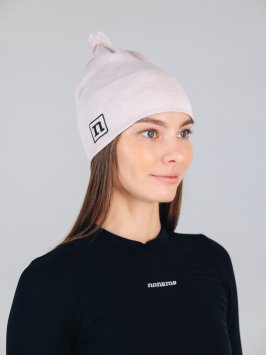 Шапка NONAME XC KNIT HAT CREAM WHITE