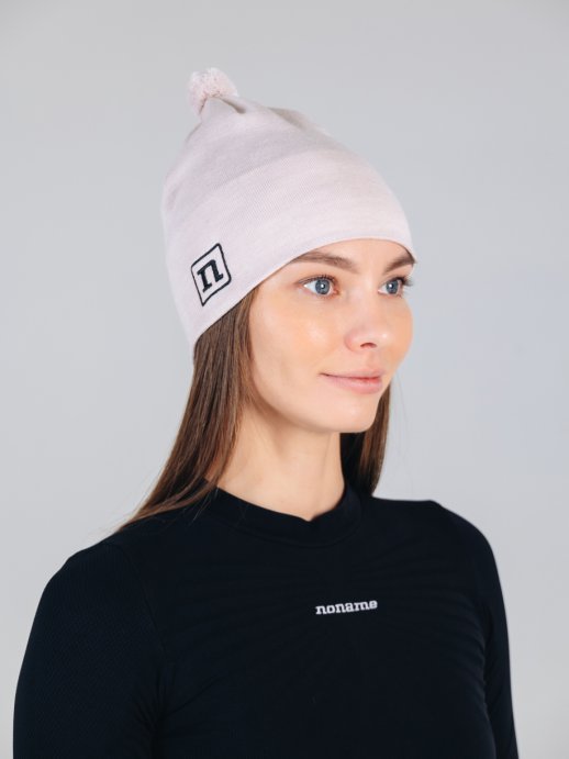 Шапка NONAME XC KNIT HAT CREAM WHITE