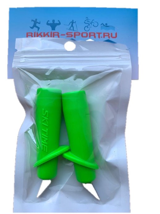 Наконечники для лыжных палок SKI TIME "Лепесток" T1 зелёные