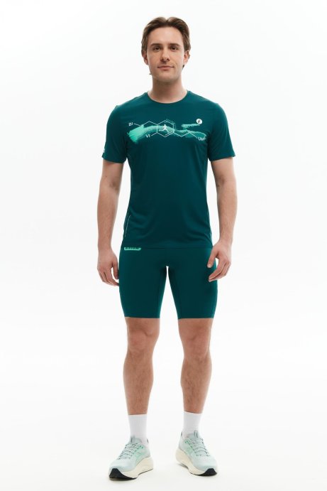 Футболка Bivium Тайм 2.0 муж. сине-зеленый в Нижнем Новгороде