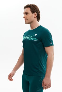 Футболка Bivium Тайм 2.0 муж. сине-зеленый