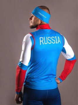 Повязка PROTEAM PXC голубая (L/XL)