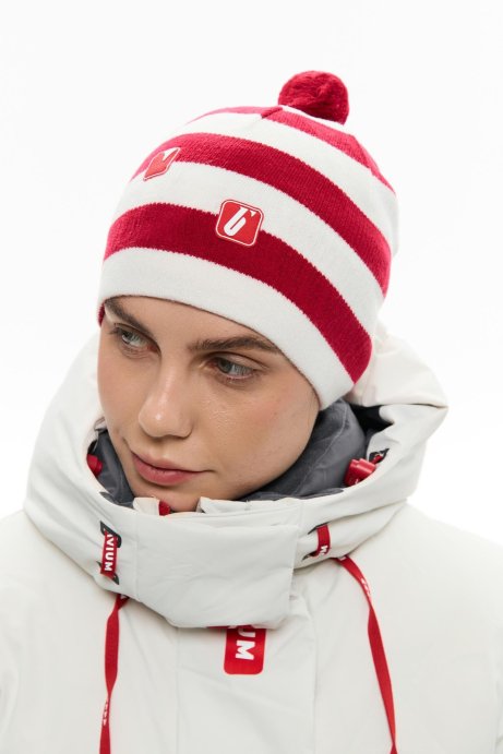 Шапка Bivium Арех красный_белый M (58) в Санкт-Петербурге