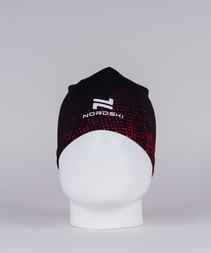 Гоночная шапка Nordski Jr. Pro Black/Red NSJ123190