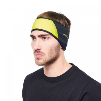 Повязка FISCHER WINDSHELL BLACK-NEON YELLOW G93622