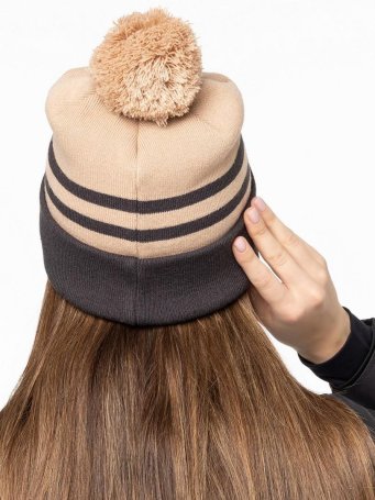 Шапка MOAX Blizzard 23631M/20300 уголь/песчаный 56