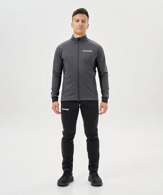 Тренировочная куртка Nordski Core Graphite/Black NSM657198