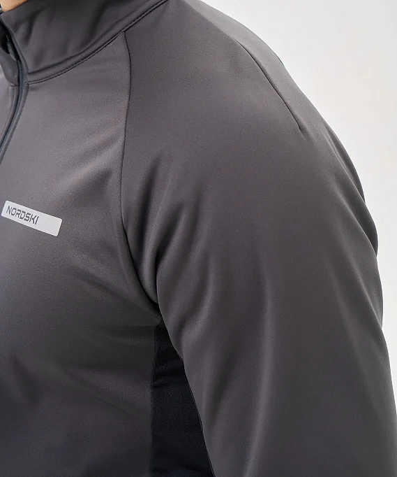 Тренировочная куртка Nordski Core Graphite/Black NSM657198
