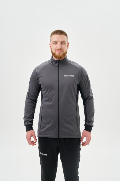 Тренировочная куртка Nordski Core Graphite/Black NSM657198