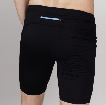 Шорты обтягивающие Nordski Premium Run Black/Blue NSU152192