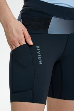 Шорты (спринтерки) Bivium "Спринт  2.0" жен. черн._графит.