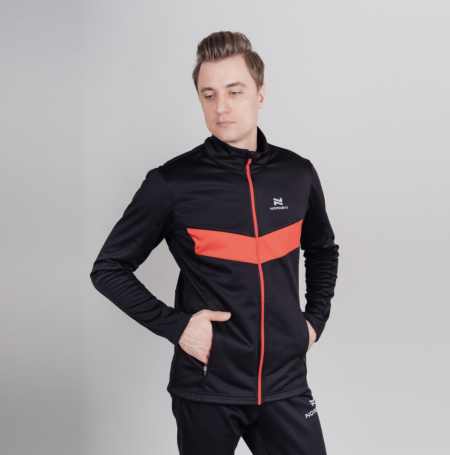 Костюм разминочный Nordski BASE Black/Red NSM815910