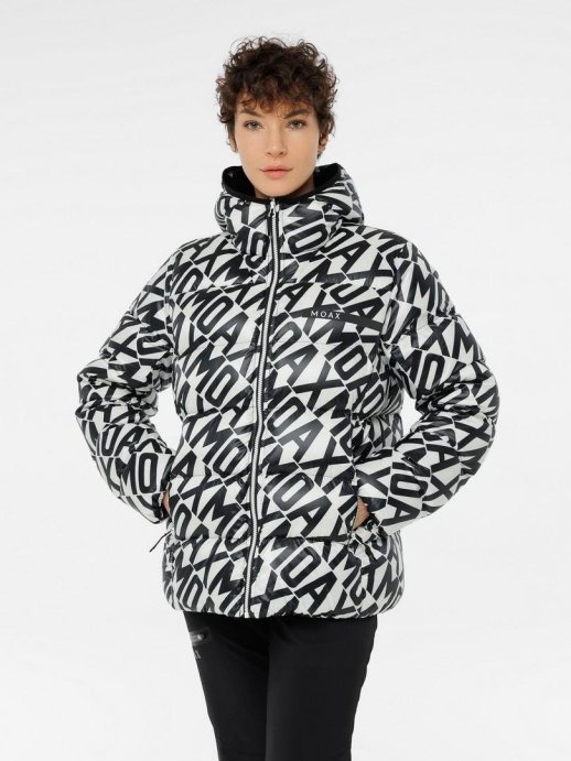 Куртка пуховая Club Team Logo жен. MX315230/10010 черный принт