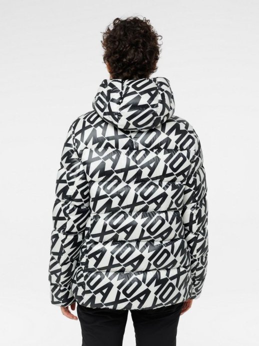 Куртка пуховая Club Team Logo жен. MX315230/10010 черный принт