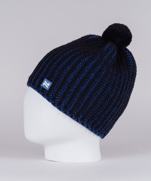 Вязанная шапка Nordski Wool Black/Navy NSV482770