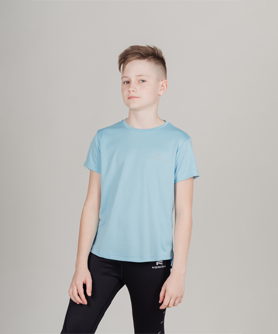Футболка Nordski Jr. Run Blue Sky NSJ419533