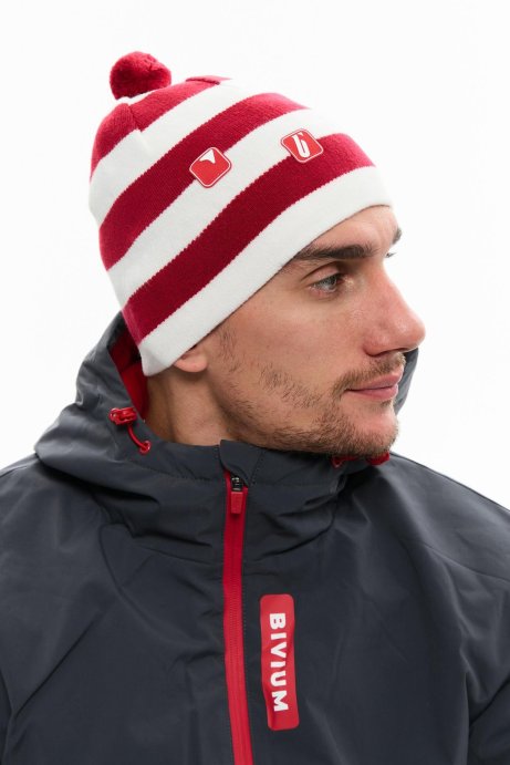Шапка Bivium Арех красный_белый S (56) в Санкт-Петербурге