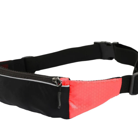 Сумка поясная POWERUP (эластичная) salmon