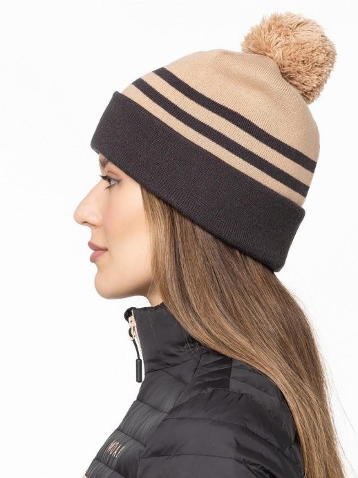 Шапка MOAX Blizzard 23631M/20300 уголь/песчаный 58