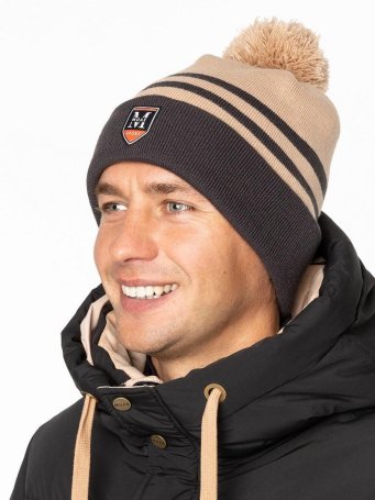 Шапка MOAX Blizzard 23631M/20300 уголь/песчаный 58