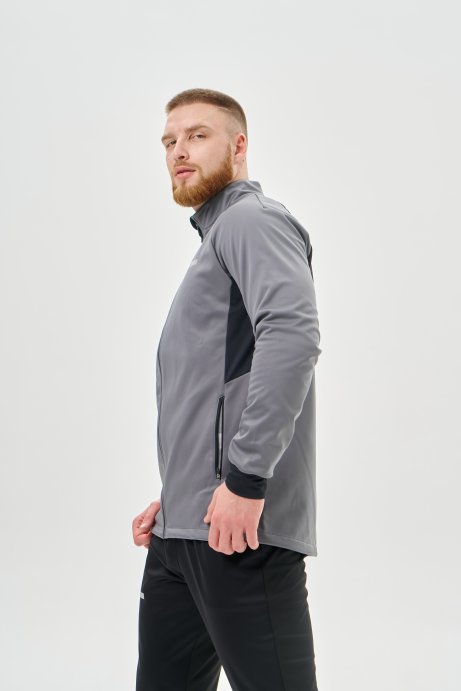 Тренировочная куртка Nordski Core Grey/Black NSM657202