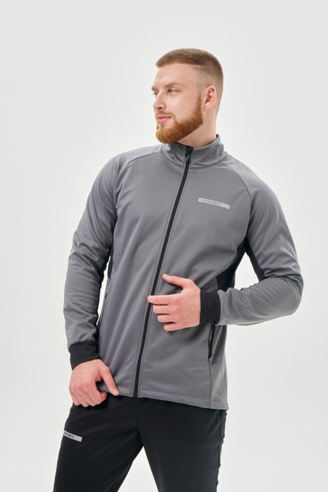 Тренировочная куртка Nordski Core Grey/Black NSM657202