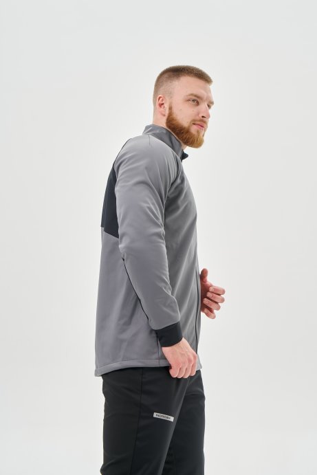 Тренировочная куртка Nordski Core Grey/Black NSM657202
