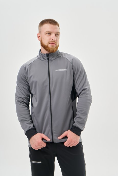 Тренировочная куртка Nordski Core Grey/Black NSM657202