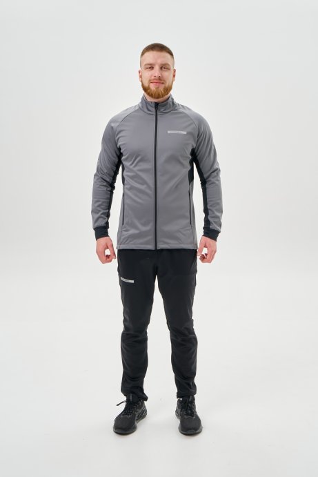 Тренировочная куртка Nordski Core Grey/Black NSM657202