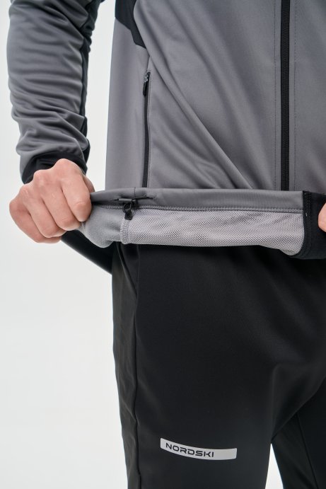 Тренировочная куртка Nordski Core Grey/Black NSM657202