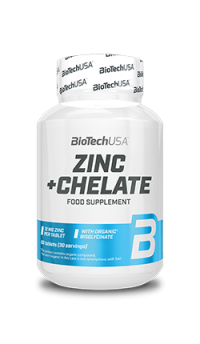 Цинк в хелатной форме (Zinc + Chelate) 60 таб. BioTech