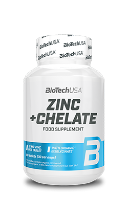 Цинк в хелатной форме (Zinc + Chelate) 60 таб. BioTech