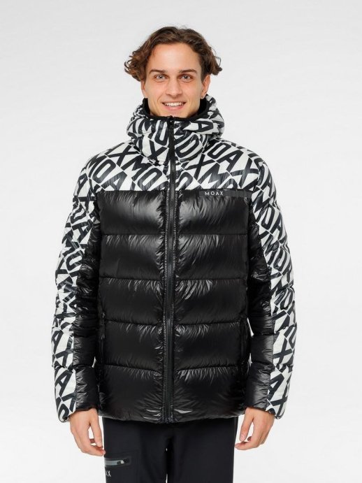 Куртка MOAX пуховая Club Team Logo муж. MX315231/10010 черный принт