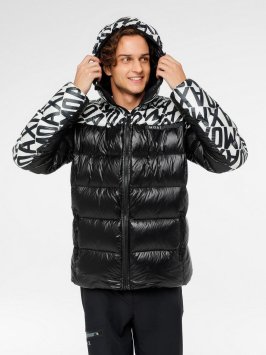 Куртка MOAX пуховая Club Team Logo муж. MX315231/10010 черный принт