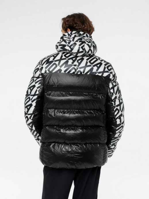Куртка MOAX пуховая Club Team Logo муж. MX315231/10010 черный принт