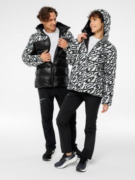 Куртка MOAX пуховая Club Team Logo муж. MX315231/10010 черный принт