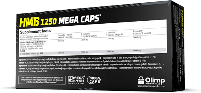 ЭйчЭмБи Мега Капс Olimp 12500 HMB Mega Caps 120 капс. в Твери