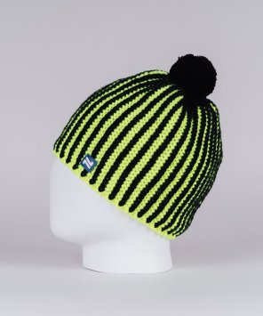 Вязанная шапка Nordski Wool Black/Green NSV482800