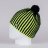 Вязанная шапка Nordski Wool Black/Green NSV482800