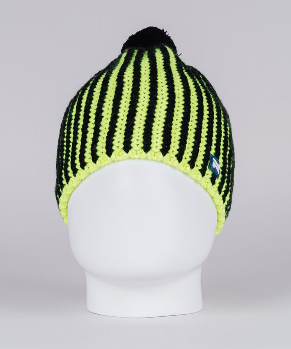 Вязанная шапка Nordski Wool Black/Green NSV482800
