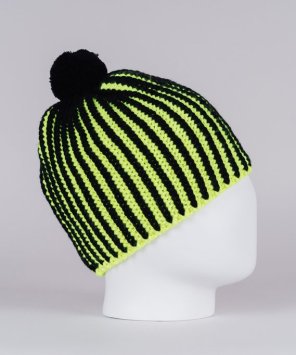 Вязанная шапка Nordski Wool Black/Green NSV482800