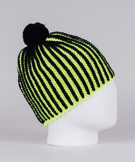 Вязанная шапка Nordski Wool Black/Green NSV482800