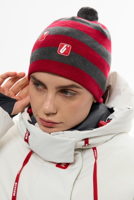 Шапка Bivium Арех красный_графитовый M (58) в Санкт-Петербурге