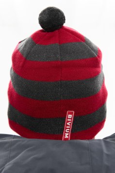 Шапка Bivium Арех красный_графитовый M (58)
