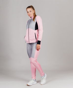 Брюки Nordski Hybrid Pro Candy Pink/Grey W NSW707911